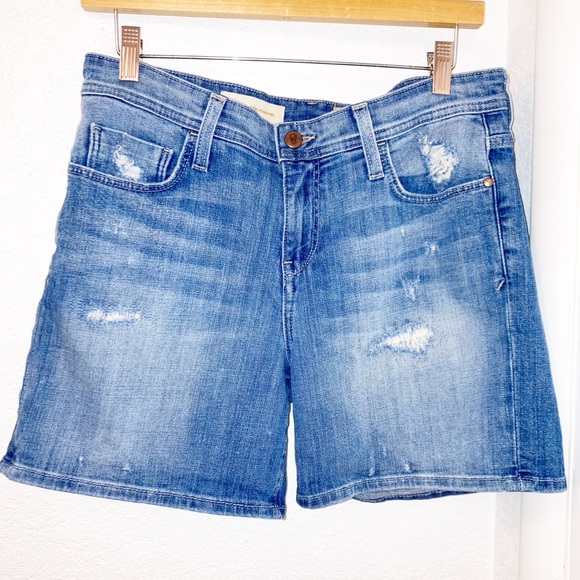 ANTHROPOLOGIE x PILCRO Denim 5.5” inseam shorts mildly distressed SZ: 28 - Picture 2 of 11